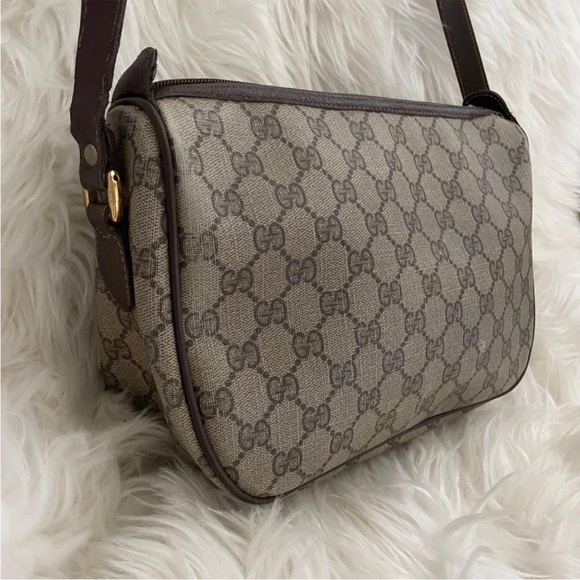 Gucci Beige and Dark Brown Shoulder Bag - Picture 8 of 16